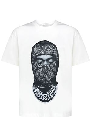 T-Shirt with Paisley Mask Graphic IH NOM UH NIT | NUW25231081